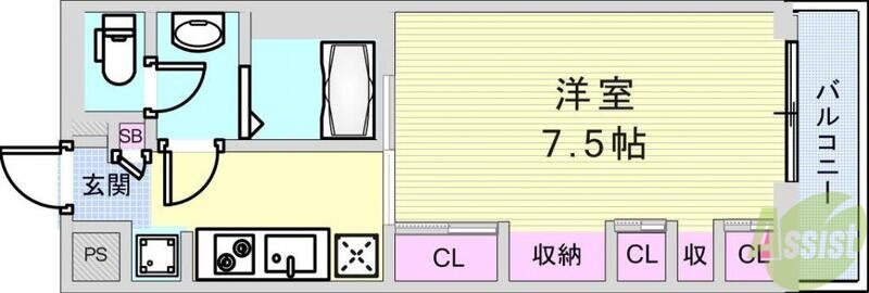 兵庫県神戸市兵庫区駅南通３ 兵庫駅 1K マンション 賃貸物件詳細