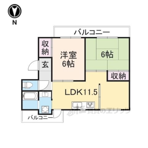 奈良県橿原市新賀町 大和八木駅 2LDK マンション 賃貸物件詳細