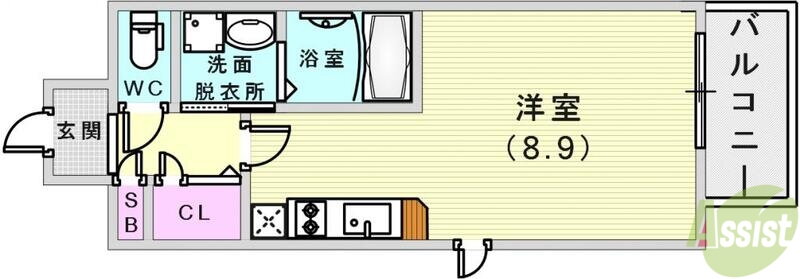 兵庫県神戸市中央区中山手通７ 元町駅 ワンルーム マンション 賃貸物件詳細