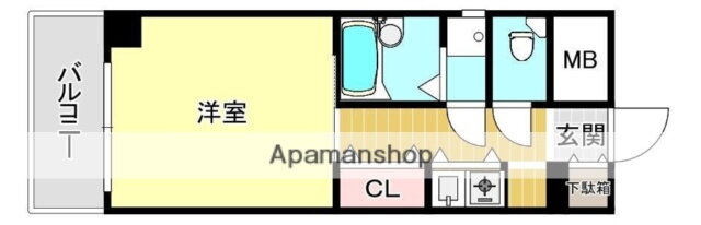 福岡県福岡市南区清水１ 高宮駅 1K マンション 賃貸物件詳細