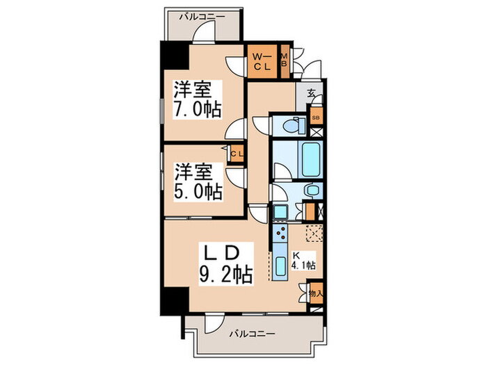 東京都荒川区町屋６ 町屋駅 2LDK マンション 賃貸物件詳細