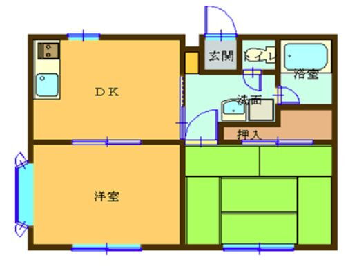 東京都武蔵野市西久保２ 三鷹駅 2DK アパート 賃貸物件詳細