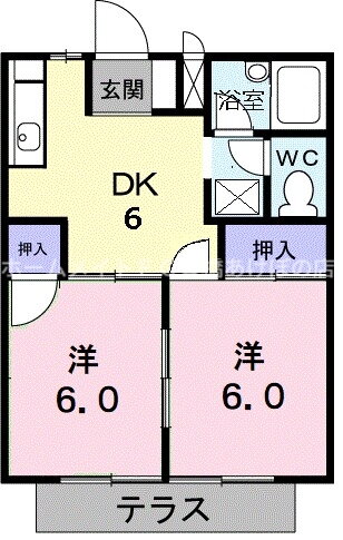 愛知県豊橋市牛川薬師町 豊橋駅 2DK アパート 賃貸物件詳細