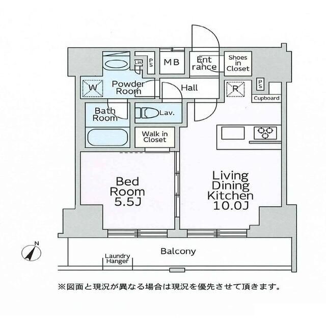 リージア大井町 13階 1LDK 賃貸物件詳細