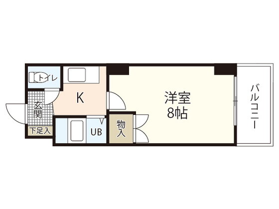 広島県広島市中区東白島町 広島駅 1K マンション 賃貸物件詳細