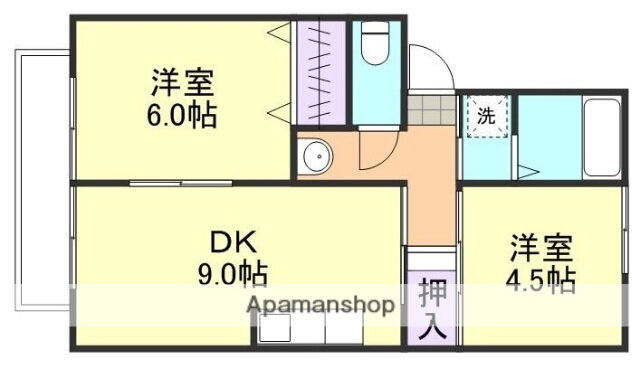 岡山県倉敷市福田町福田 弥生駅 2DK アパート 賃貸物件詳細