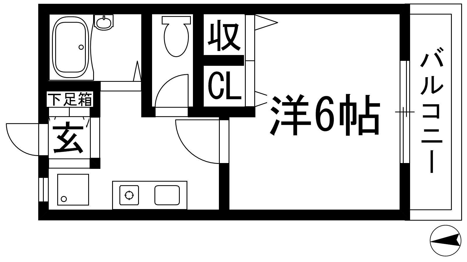 大阪府箕面市箕面７ 箕面駅 1K アパート 賃貸物件詳細