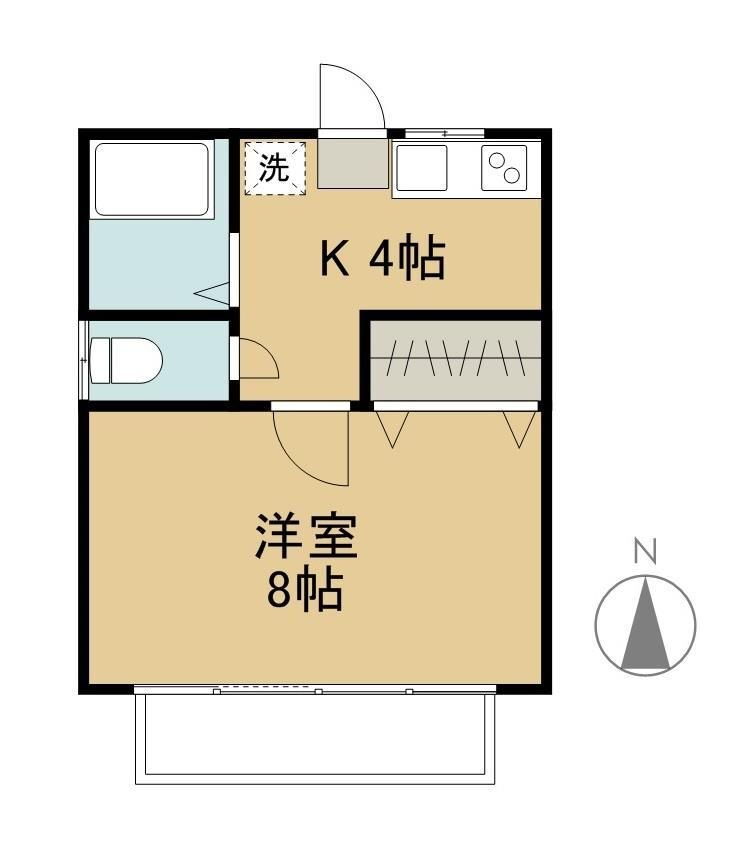 岡山県倉敷市中庄 中庄駅 1K アパート 賃貸物件詳細