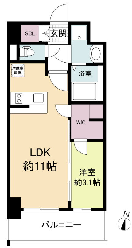 リヴェント福島野田 11階 1LDK 賃貸物件詳細