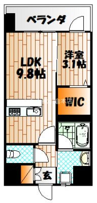 福岡県北九州市小倉北区馬借１ 旦過駅 1LDK マンション 賃貸物件詳細