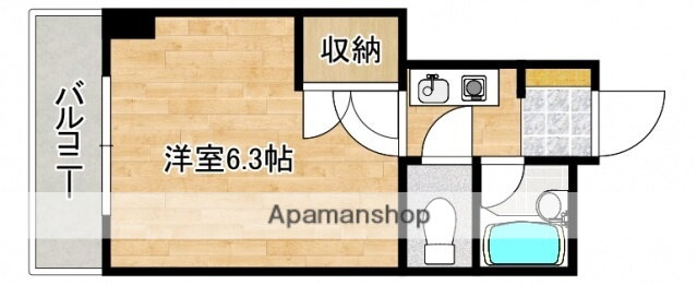 広島県広島市南区東雲１ 1K マンション 賃貸物件詳細