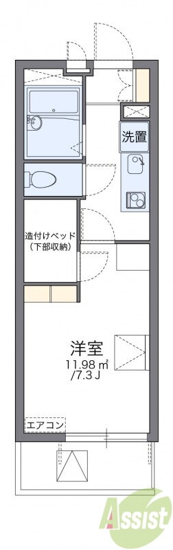 大阪府豊中市宮山町４ 桜井駅 1K マンション 賃貸物件詳細