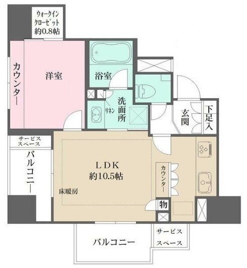 東京都品川区戸越６ 戸越公園駅 1LDK マンション 賃貸物件詳細