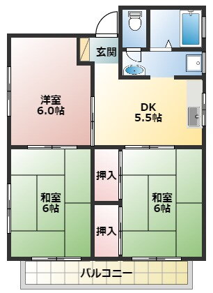 兵庫県明石市西明石西町２ 西明石駅 3DK マンション 賃貸物件詳細