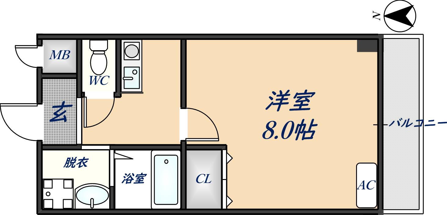 大阪府東大阪市新町 東花園駅 1K マンション 賃貸物件詳細