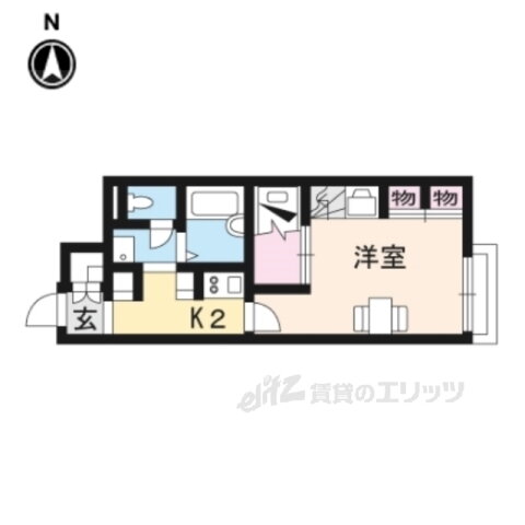 奈良県橿原市御坊町 橿原神宮前駅 1K アパート 賃貸物件詳細