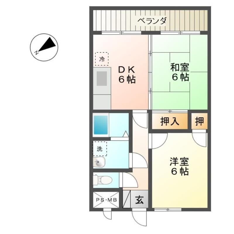 石川県小松市幸町３ 小松駅 2DK マンション 賃貸物件詳細