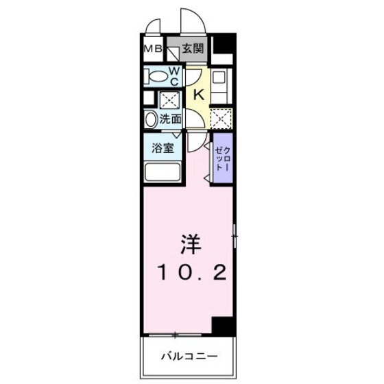 岡山県岡山市北区柳町１ 新西大寺町筋駅 1K マンション 賃貸物件詳細