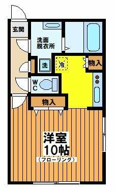 東京都中野区弥生町４ 中野富士見町駅 1K マンション 賃貸物件詳細