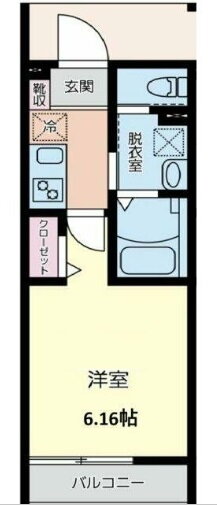 神奈川県川崎市幸区下平間 鹿島田駅 1K アパート 賃貸物件詳細
