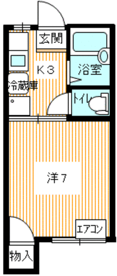 山口県下関市横野町１ 安岡駅 1K アパート 賃貸物件詳細