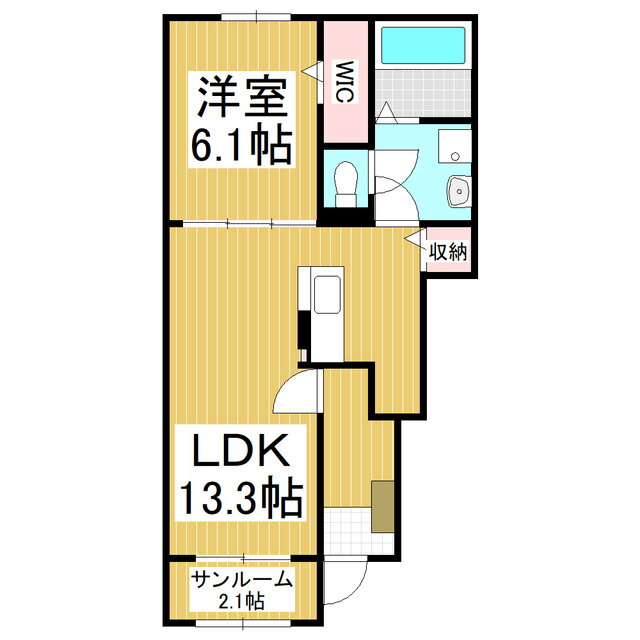 長野県茅野市玉川 茅野駅 1LDK アパート 賃貸物件詳細