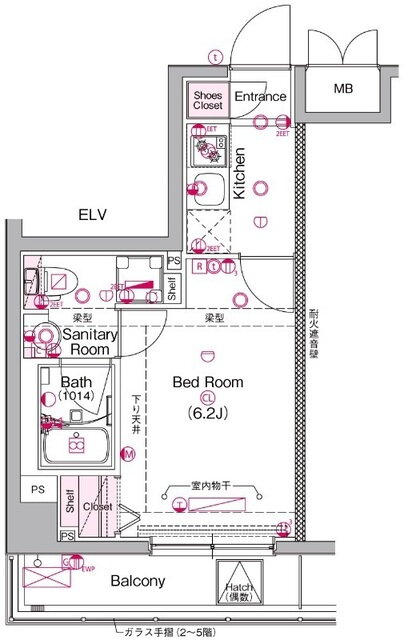 東京都足立区谷中３ 北綾瀬駅 1K マンション 賃貸物件詳細