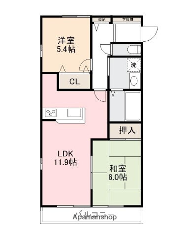 香川県高松市由良町 元山駅 2LDK アパート 賃貸物件詳細