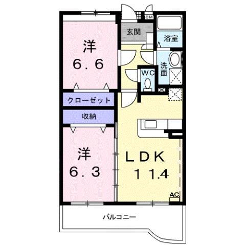 岐阜県大垣市長松町 大垣駅 2LDK アパート 賃貸物件詳細