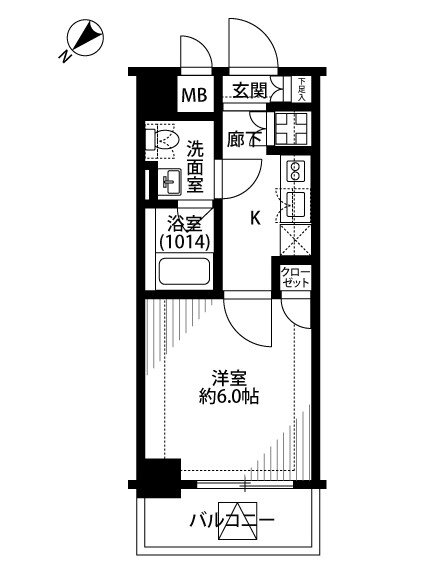 東京都文京区大塚３ 茗荷谷駅 1K マンション 賃貸物件詳細