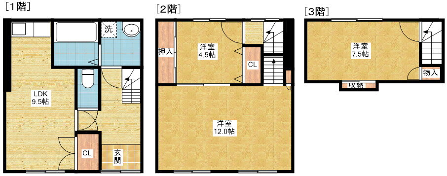 愛知県名古屋市千種区千種２ 千種駅 3LDK 一戸建て 賃貸物件詳細