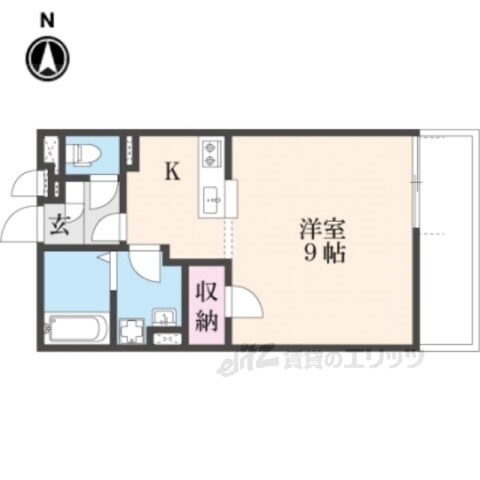 奈良県大和郡山市九条町 九条駅 1K アパート 賃貸物件詳細