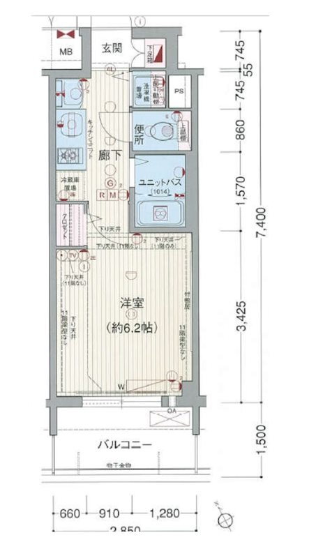 愛知県名古屋市中区千代田２ 鶴舞駅 1K マンション 賃貸物件詳細