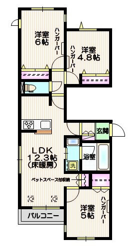 東京都豊島区長崎３ 東長崎駅 3LDK マンション 賃貸物件詳細