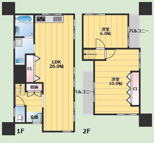 箕面市桜井３丁目貸家 2LDK 賃貸物件詳細