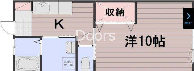 岡山県岡山市北区奥田１ 大元駅 1K アパート 賃貸物件詳細