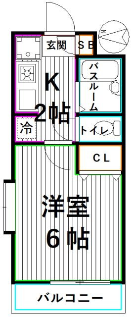 東京都中野区若宮３ 都立家政駅 1K マンション 賃貸物件詳細