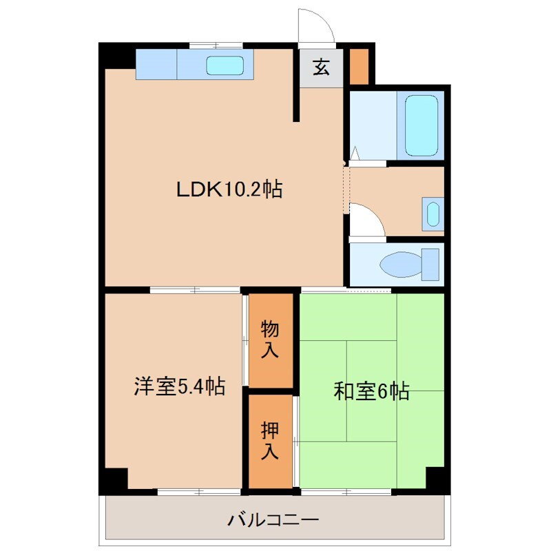 兵庫県尼崎市常吉２ 武庫之荘駅 2LDK マンション 賃貸物件詳細