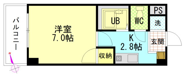 広島県広島市安佐南区中須１ 大町駅 1K マンション 賃貸物件詳細