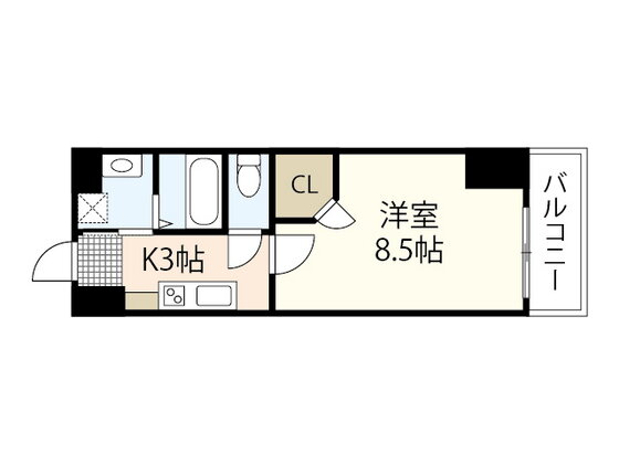 広島県広島市中区大手町５ 鷹野橋駅 1K マンション 賃貸物件詳細
