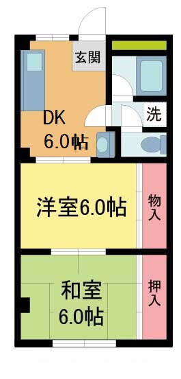 兵庫県宝塚市大成町 仁川駅 2DK アパート 賃貸物件詳細