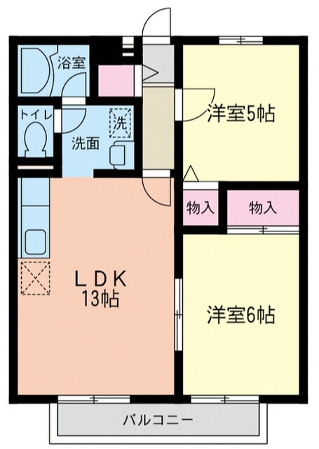 神奈川県相模原市中央区相生１ 淵野辺駅 2LDK アパート 賃貸物件詳細