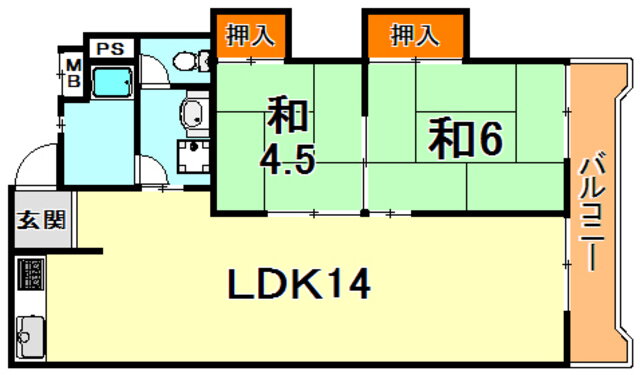 兵庫県神戸市東灘区魚崎南町３ 魚崎駅 2LDK マンション 賃貸物件詳細