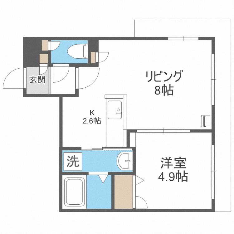北海道札幌市中央区南四条西２５ 円山公園駅 1LDK マンション 賃貸物件詳細