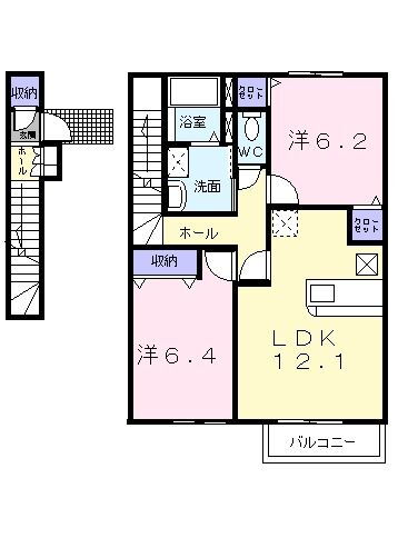 北海道旭川市末広三条７ 旭川駅 2LDK アパート 賃貸物件詳細