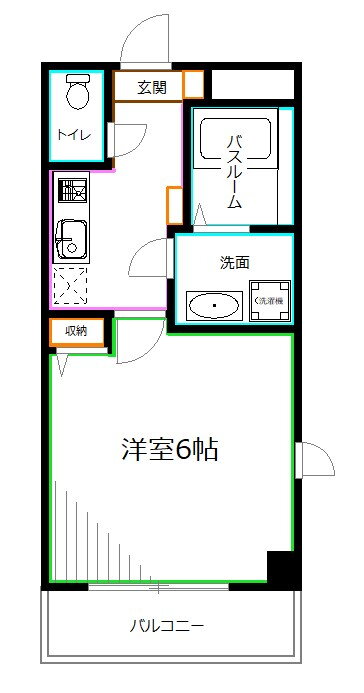 東京都杉並区下井草４ 井荻駅 1K マンション 賃貸物件詳細