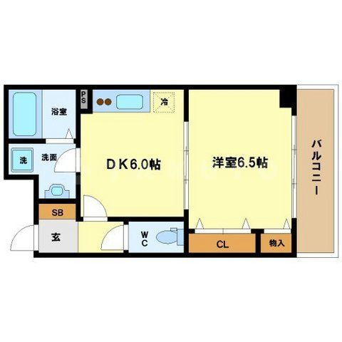大阪府大阪市福島区玉川１ 阿波座駅 1DK マンション 賃貸物件詳細