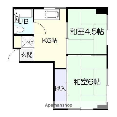 鹿児島県鹿児島市東千石町 天文館通駅 2K マンション 賃貸物件詳細