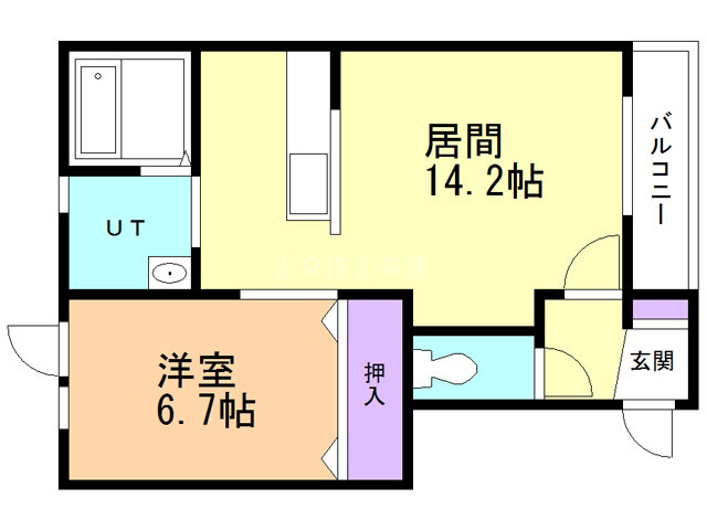 北海道帯広市西十一条南２６ 1LDK アパート 賃貸物件詳細
