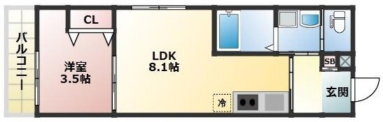 アレグリア西宮今津 2階 1LDK 賃貸物件詳細